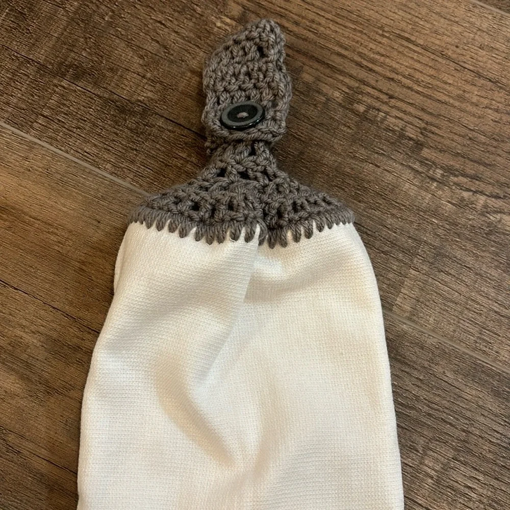 Homemade‎ Crochet Decorative Towel Sunflower and honeybees